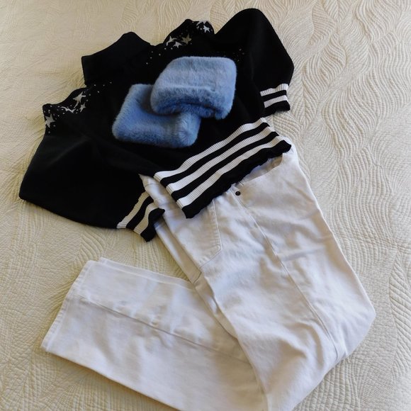 Vtg Meister wool knit snow bunny 80s ski sweater S - Picture 16 of 16